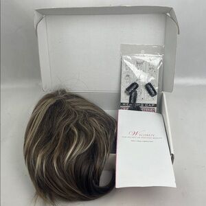 Wigsbuy Heat Resistant Dark Brown with highlights